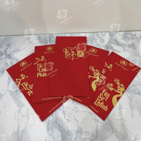 Bao lì xì giấy mỹ thuật
