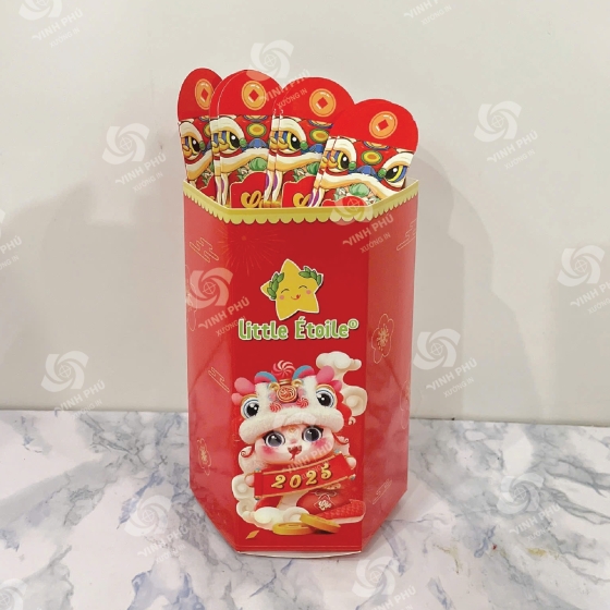 Lì xì gieo quẻ in theo yêu cầu