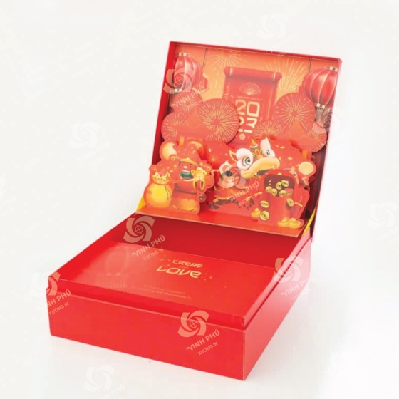 Hộp quà tết 3D