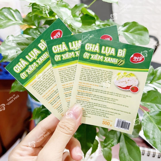 Tờ rơi chả lụa