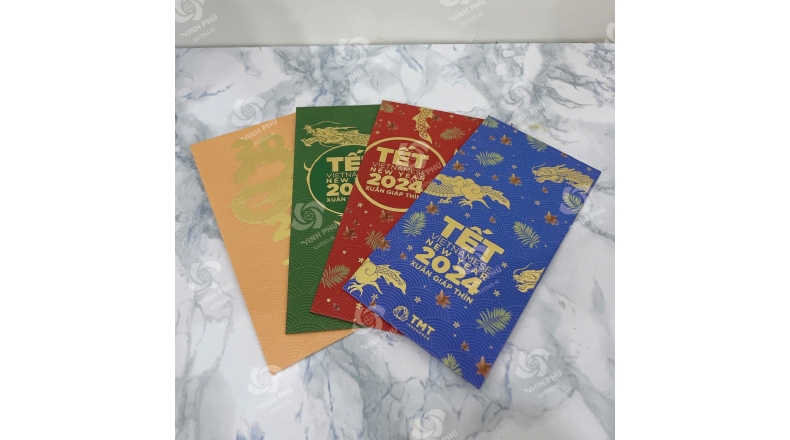 Bao lì xì có ép kim