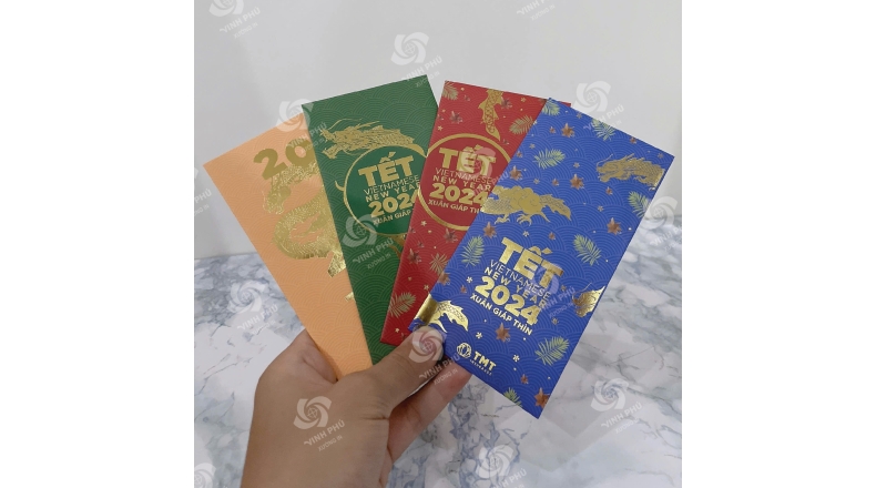 Bao lì xì có ép kim