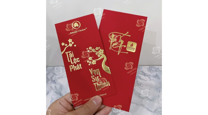 Bao lì xì giấy mỹ thuật