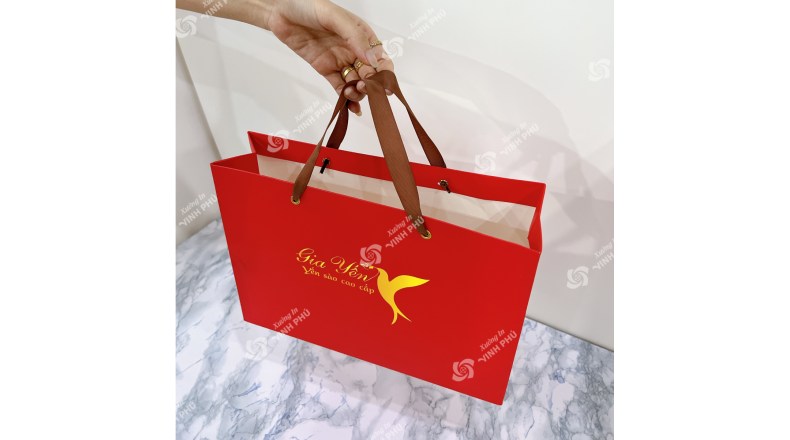 Túi giấy Ivory - Túi yến xào