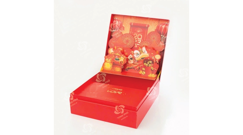 Hộp quà tết 3D