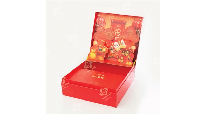 Hộp quà tết 3D