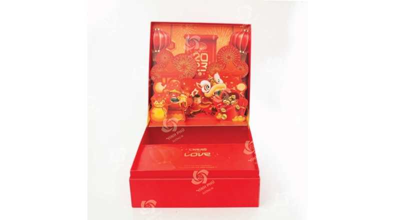 Hộp quà tết 3D